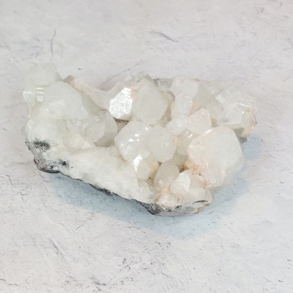 Apophyllite Cluster w/Stilbite Inclusions | Clarity • Angelic Connection - Picture 5 of 6